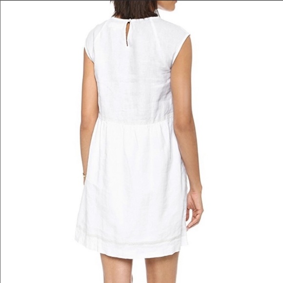 Madewell Linen Sandwave Dress - Picture 4 of 8